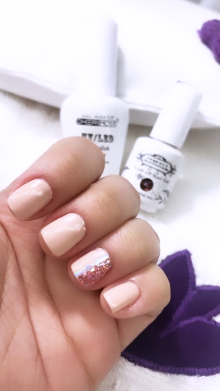 Detalle de manicura en spa